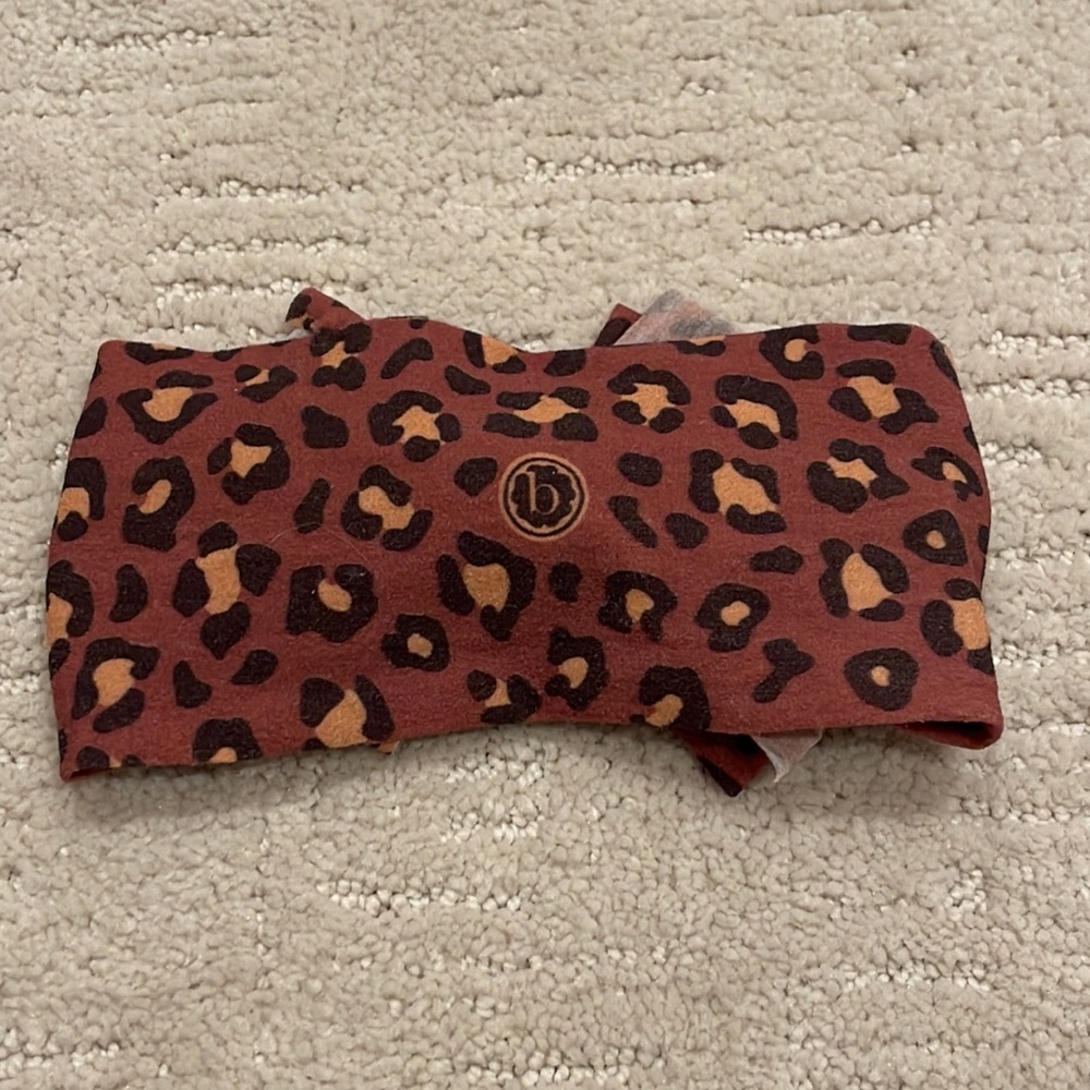 Baby bling cheetah print baby headband - Picture 5 of 8